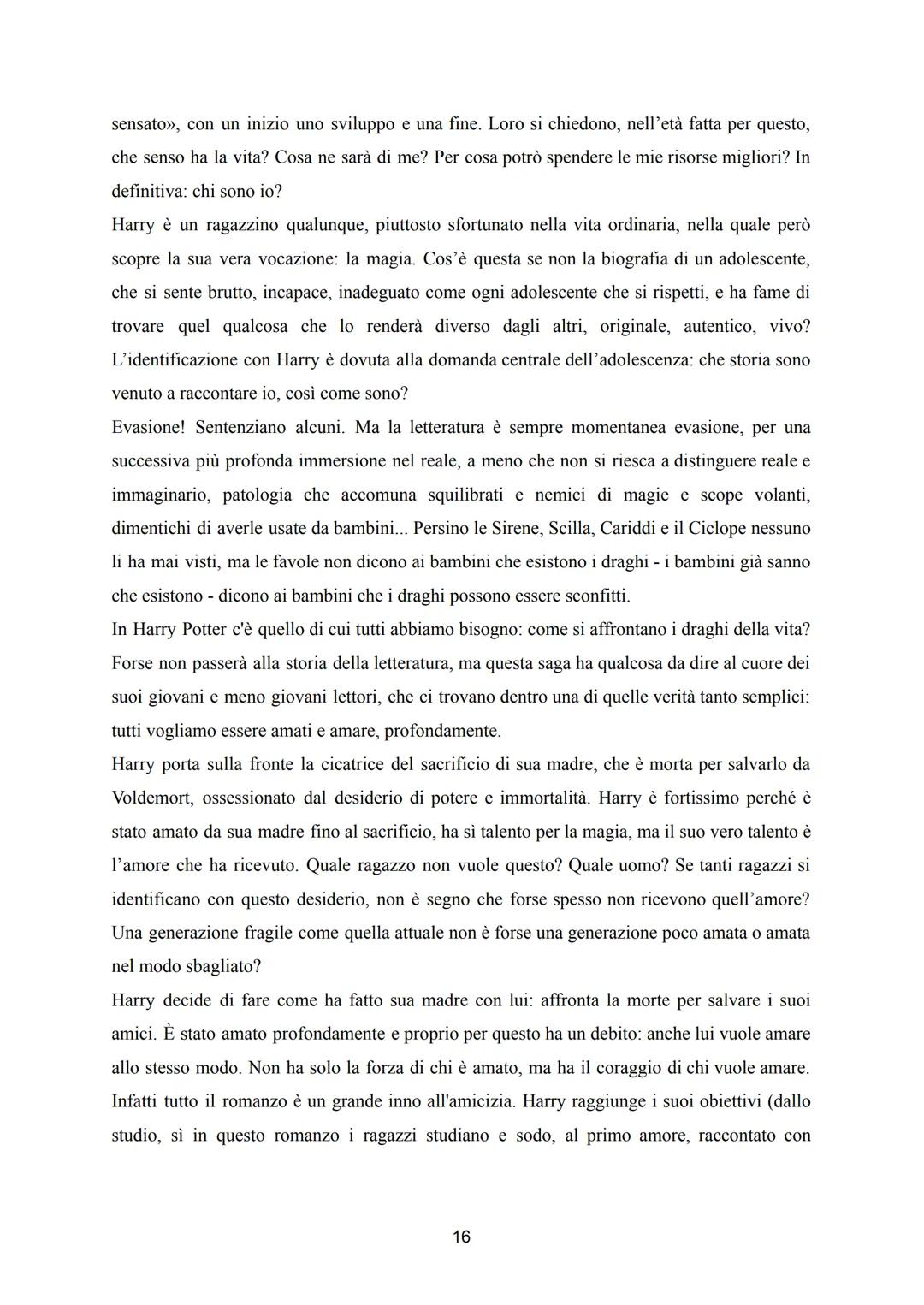 Harry Potter
un magico viaggio tra realtà e finzione.
"Era importante, aveva detto Silente, combattere e ancora combattere, e continuare a
c