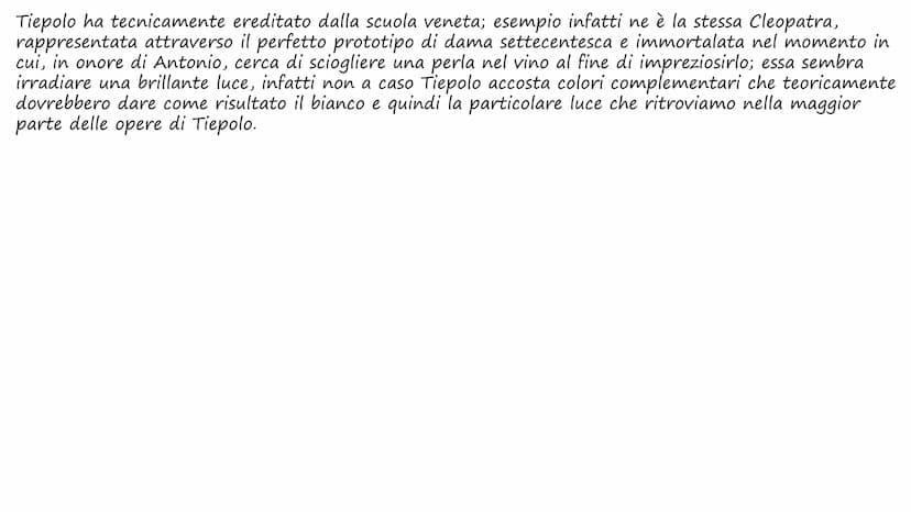 Giambattista Tiepolo La vita
Giambattista Tiepolo fu uno dei più grandi pittori del suo tempo, ultimo
indiscusso esponente della scuola vene