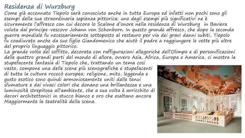 Giambattista Tiepolo La vita
Giambattista Tiepolo fu uno dei più grandi pittori del suo tempo, ultimo
indiscusso esponente della scuola vene