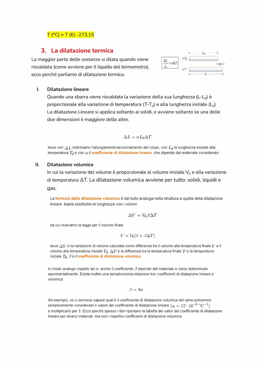 1. Temperatura ed Equilibrio termico
Calore e temperatura vengono studiati dalla termologia
Calore: Il calore è l'energia trasferita da due 