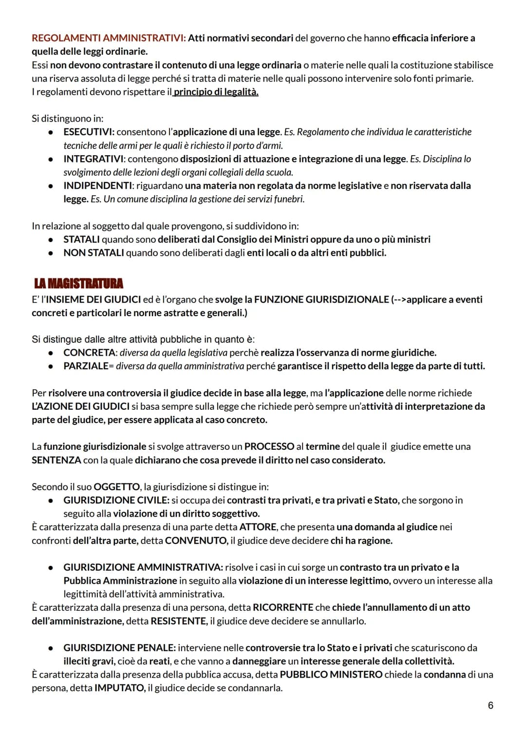GOVERNO
E' un ORGANO COSTITUZIONALE, INDIPENDENTE E AUTONOMO, ma deve avere la FIDUCIA del
parlamento. A capo del POTERE ESECUTIVO e svolge 