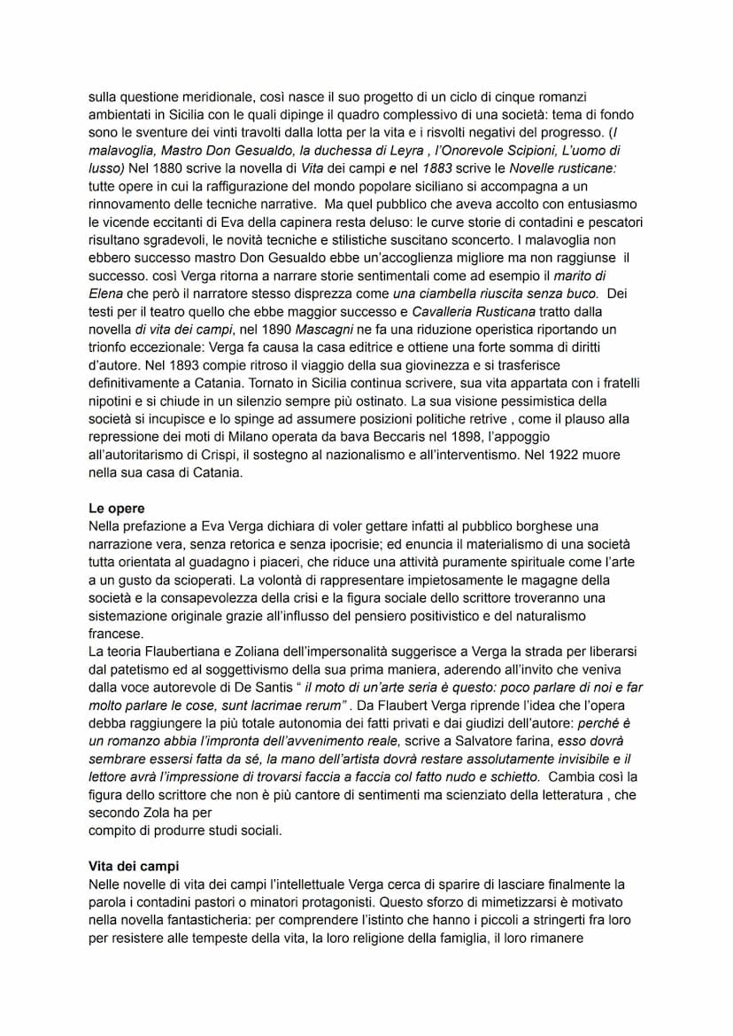 Contesto storico
LA NARRATIVA NELL'ETÀ DEL NATURALISMO
Nella seconda metà dell'Ottocento si sviluppò in Europa la tendenza a rappresentare i