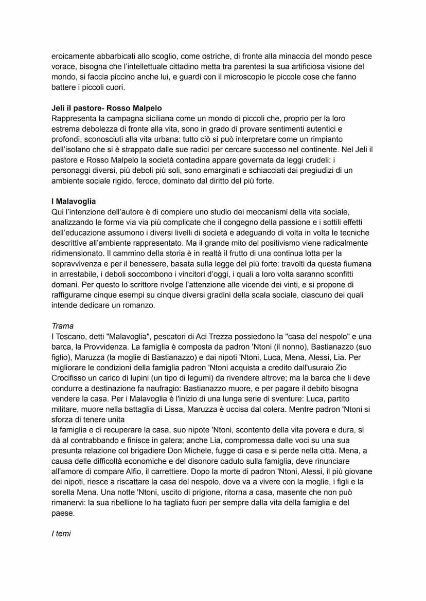 Contesto storico
LA NARRATIVA NELL'ETÀ DEL NATURALISMO
Nella seconda metà dell'Ottocento si sviluppò in Europa la tendenza a rappresentare i