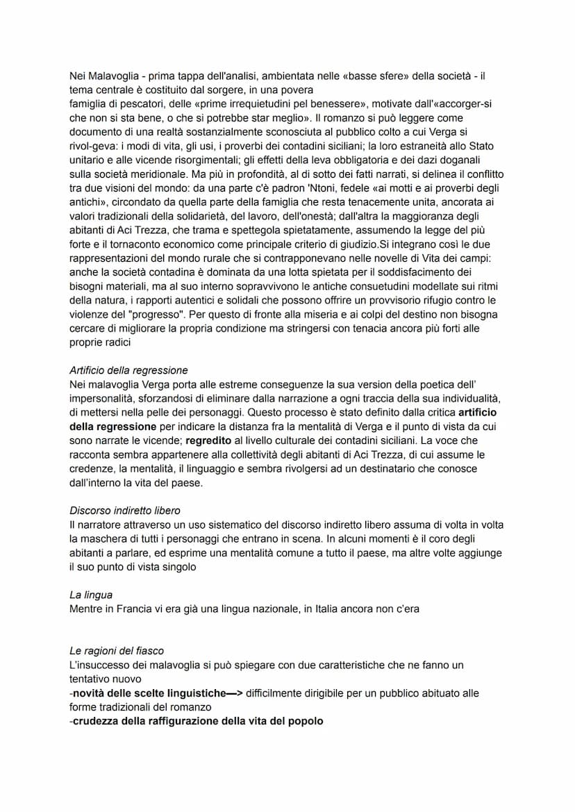 Contesto storico
LA NARRATIVA NELL'ETÀ DEL NATURALISMO
Nella seconda metà dell'Ottocento si sviluppò in Europa la tendenza a rappresentare i