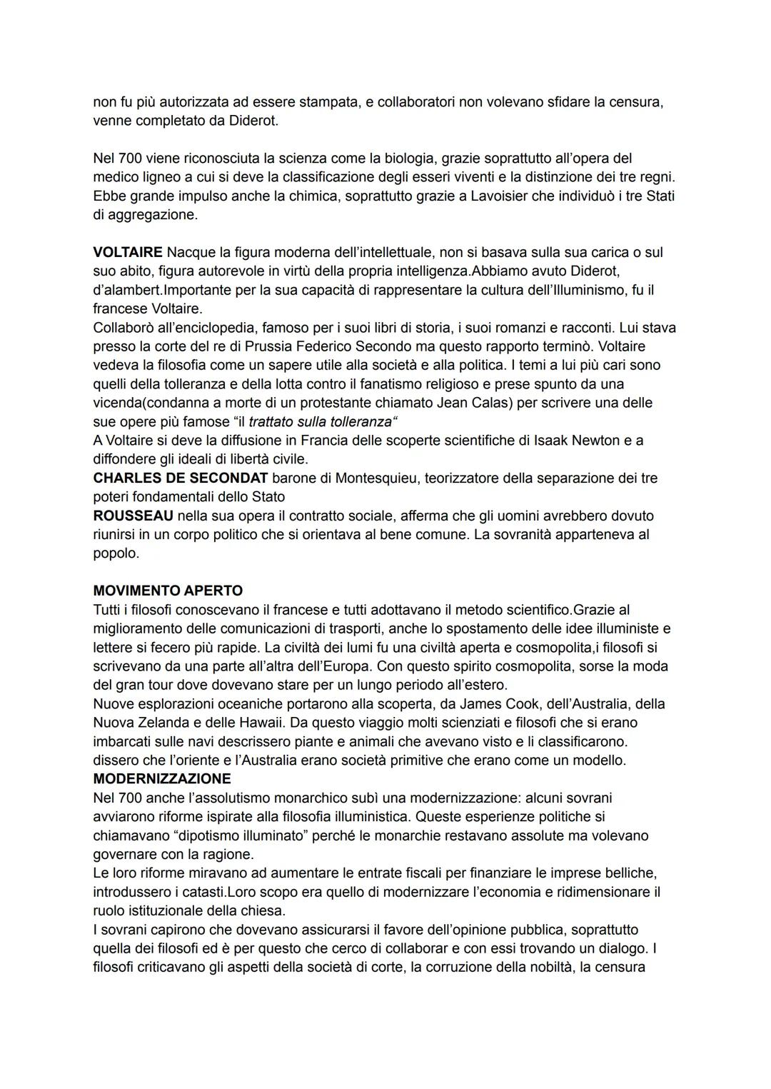 LA CIVILTÀ DEI LUMI
Nell'Europa del settecento nacque un movimento che cambia il modo di pensare di
interpretare la realtà: l'Illuminismo. I