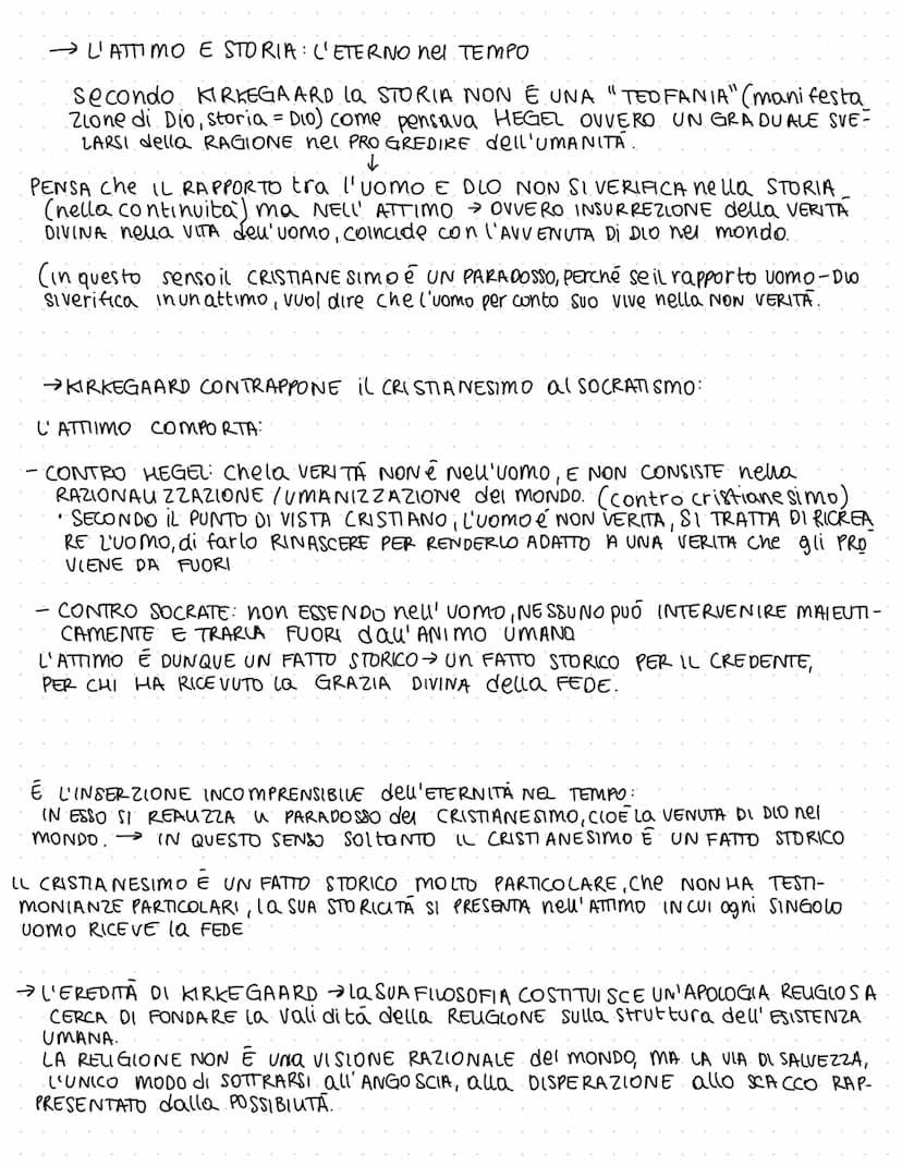 KIERKEGAARD (1813-1855)
SECONDO KIRKEGAARD IL COMPITO dellA FILOSOFIA →E L'INSERIMENTO della
PERSONA SINGOLA, dell' INDIVIDUO, CONSIDERATO n
