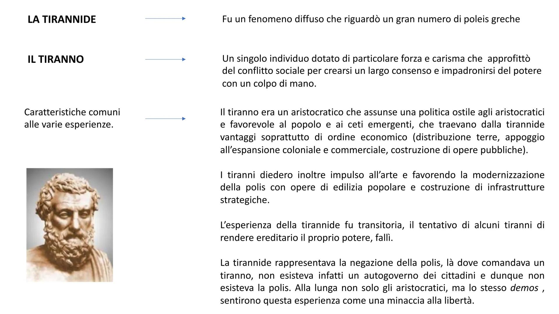 Polis: l'espansione nel
mediterraneo
La seconda colonizzazione (e le trasformazioni economiche, culturali e
politiche delle poleis) Età Arca