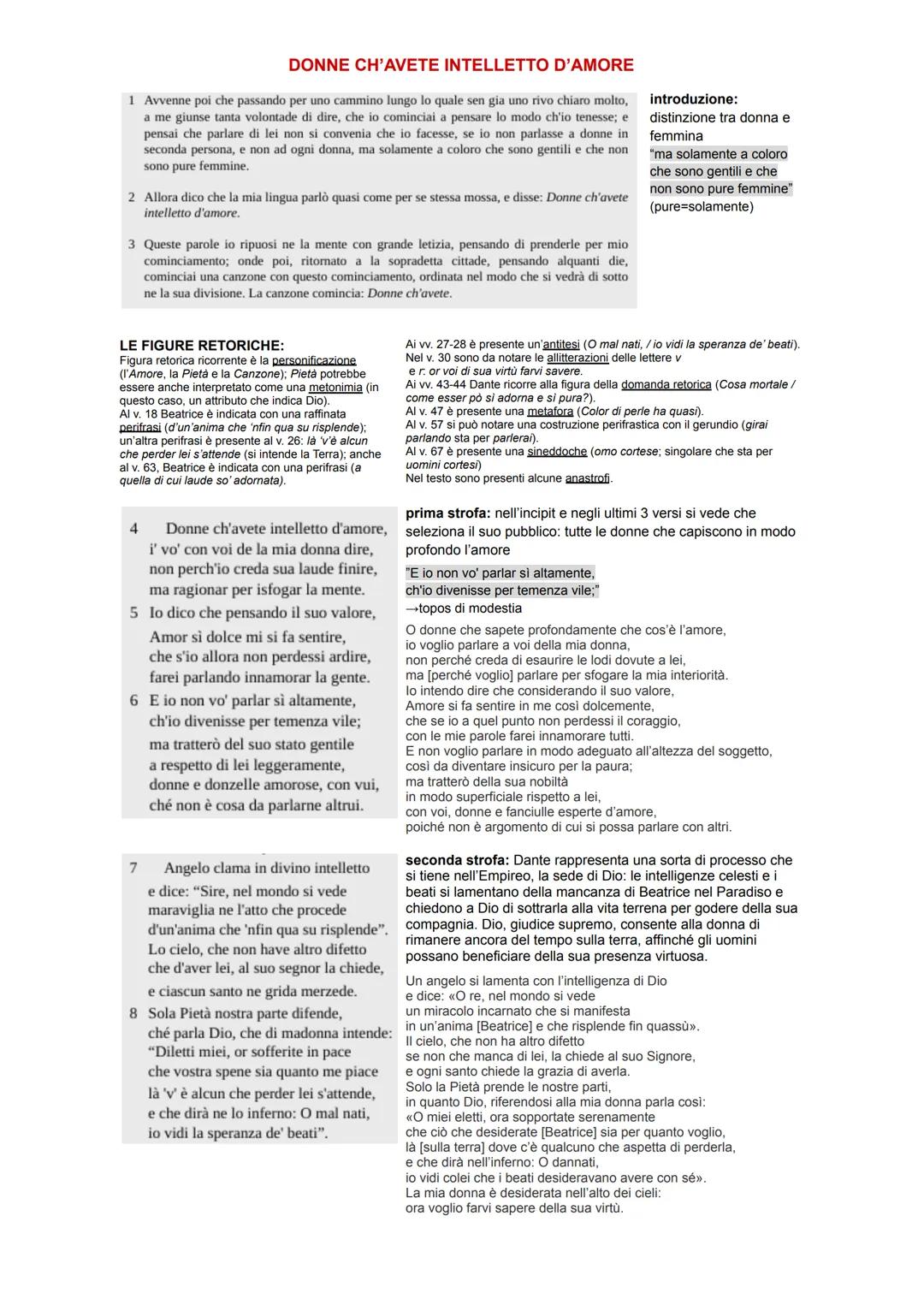 E' sbagliato pensare che la Divina Commedia sia l'unica opera di Dante
poiché è invece tra gli ultimi testi che ha scritto nella sua carrier