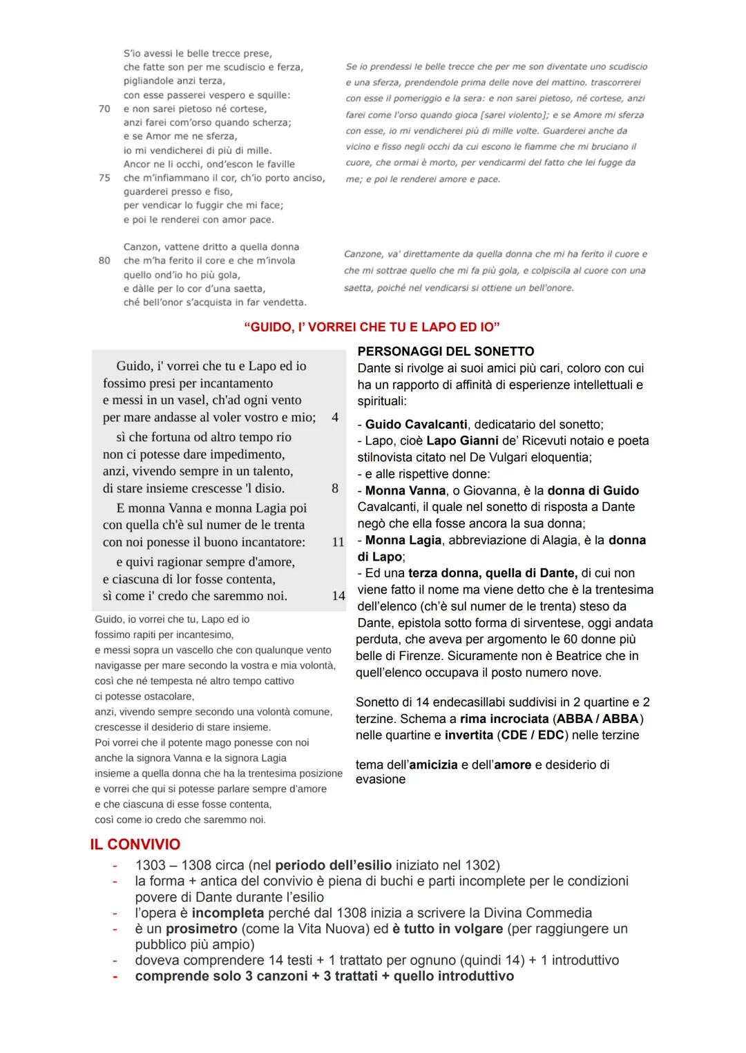 E' sbagliato pensare che la Divina Commedia sia l'unica opera di Dante
poiché è invece tra gli ultimi testi che ha scritto nella sua carrier