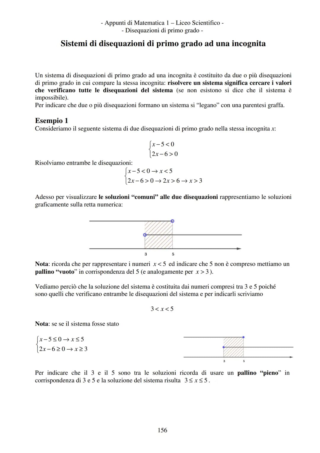 - Appunti di Matematica 1 - Liceo Scientifico -
Disequazioni di primo grado -
Disequazioni di primo grado
2x > 3
Disuguaglianze numeriche
Es