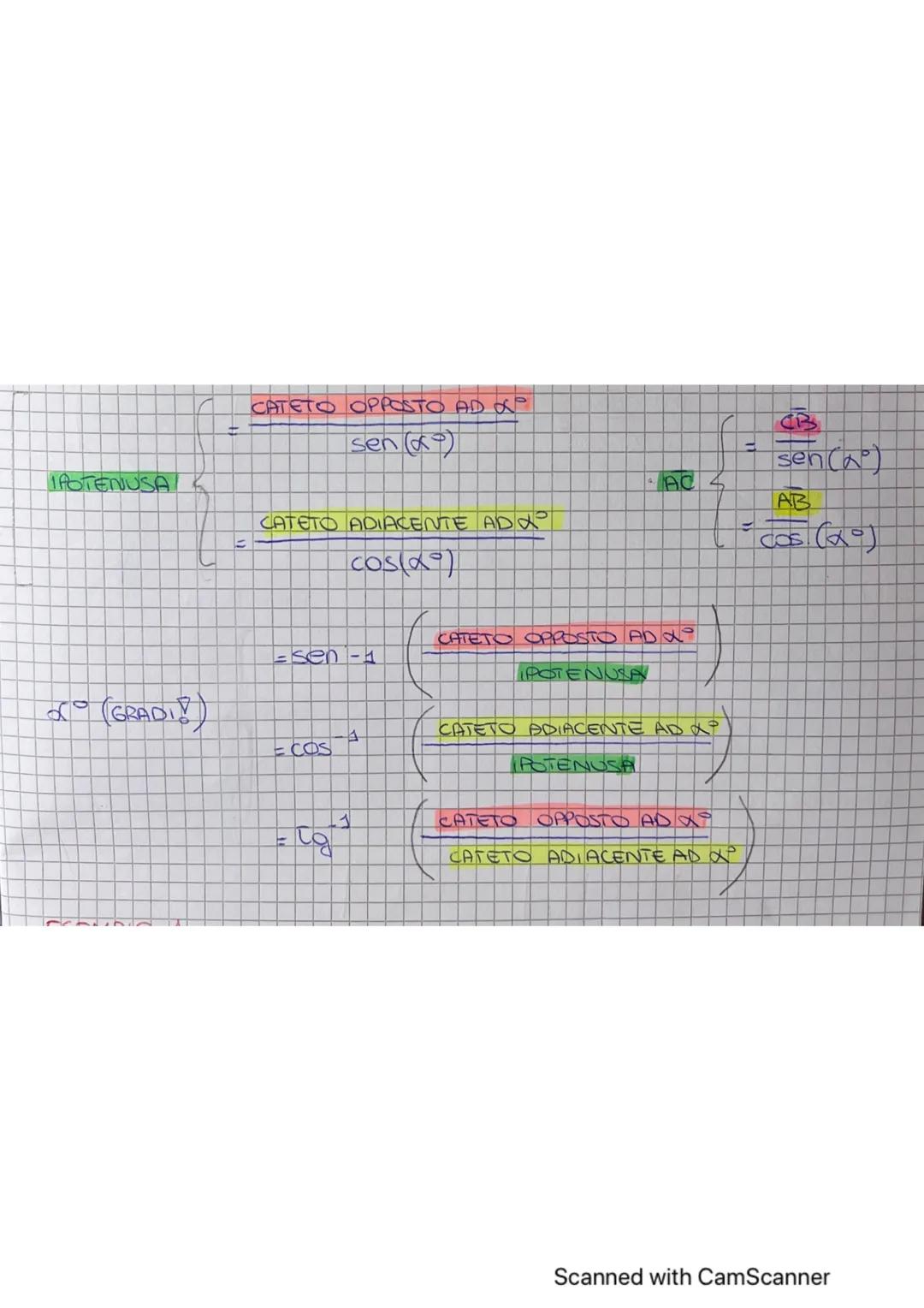 $
A
SENO
Mo
COSENO E TANGENTE DI UN ANGOLO
gamme c
PROPRIETA
95%
B
DATO UN TRIANGOLO RETTANGOLO ABC
(SI LEGGE
"SENO DI
ALFA")
cos (20)
[g (0