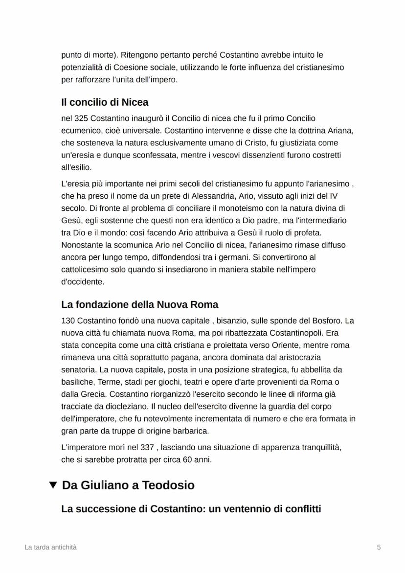
<p>La tarda antichità è un periodo della storia che si colloca tra il VI e il V secolo e comprende l'epoca di Diocleziano fino alla deposiz