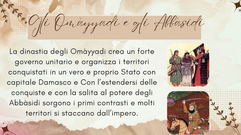K
GLI ARABI
之
***** bfftte
gli arabi e la religione
Nel VIII inizia l'espansione degli arabi (popolo proveniente dalla penisola
araba organi