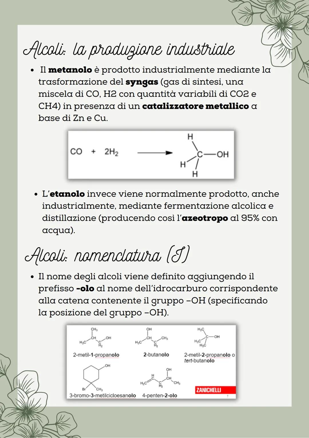 # Alcoli ed Eteri

Alcoli

*   Gli alcoli, composti contenenti il gruppo funzionale -
OH, sono composti molto diffusi in natura e con
moltep