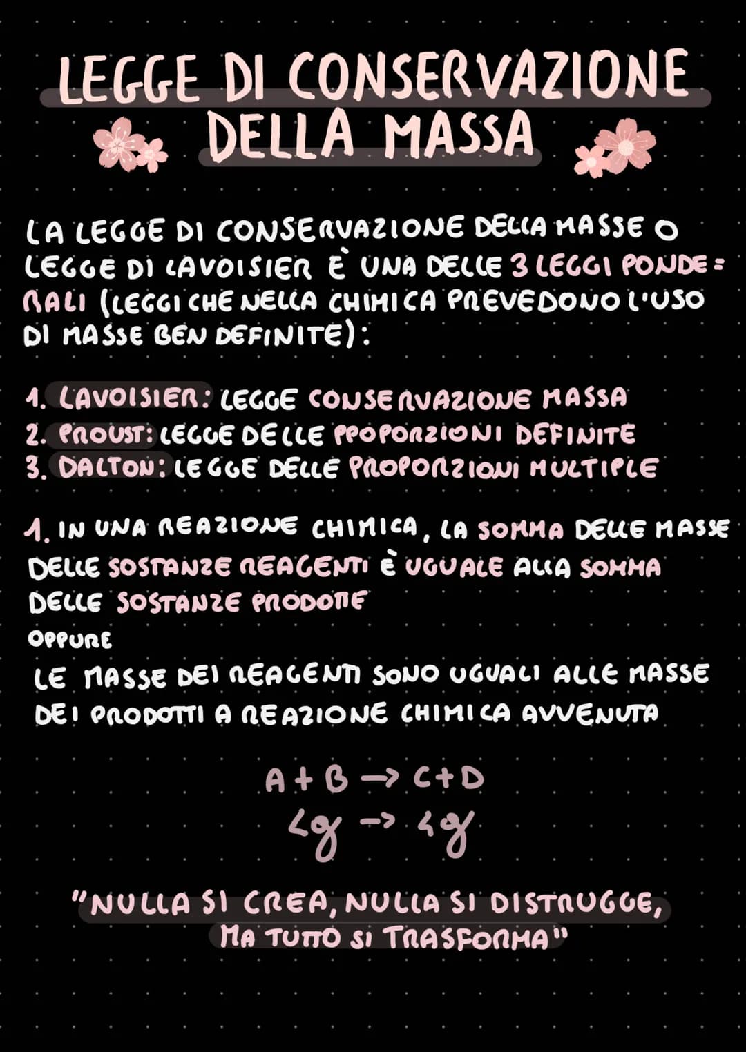 LEGGE DI CONSERVAZIONE
DELLA MASSA
LA LEGGE DI CONSERVAZIONE DELLA MASSE O
LEGGE DI LAVOISIER È UNA DELLE 3 LEGGI PONDE:
RALI (LEGGI CHE NEL