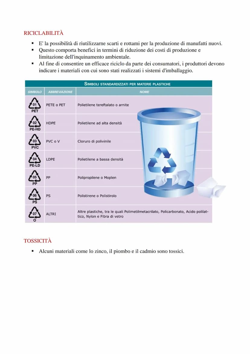 MATERIALI
GENERALITA' sui MATERIALI
Pag. 30 - Nuovo LTE. Vol.1 HOEPLI
La tecnologia è la scienza che studia i materiali, la composizione, le