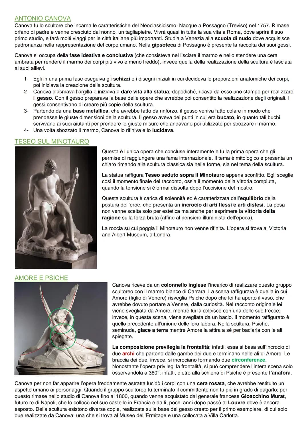 IL NEOCLASSICISMO
Il Neoclassicismo si sviluppa dalla seconda metà del Settecento fino alla prima metà dell'Ottocento. La sua nascita è
stre