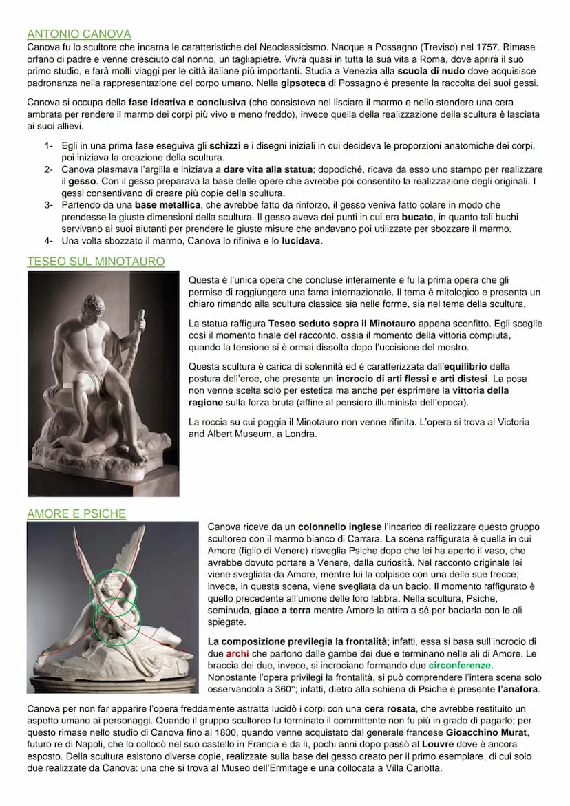IL NEOCLASSICISMO
Il Neoclassicismo si sviluppa dalla seconda metà del Settecento fino alla prima metà dell'Ottocento. La sua nascita è
stre