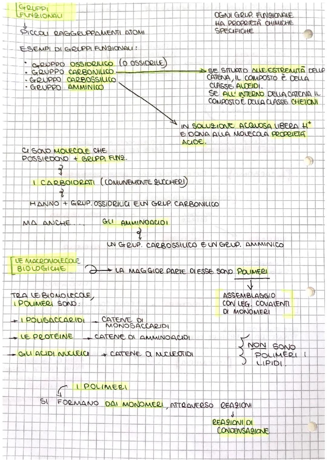 [Le BIOMOLECOLE
NEGLI UMANI a
SONO 4 TIPI DI > 3 LIPIDI
MOLECOLE
ESISTONO TANTL
COMPOST ORGANICI
a
PERCHE
GLI ATOMI DI CARBONIO
FORMANO TRA 