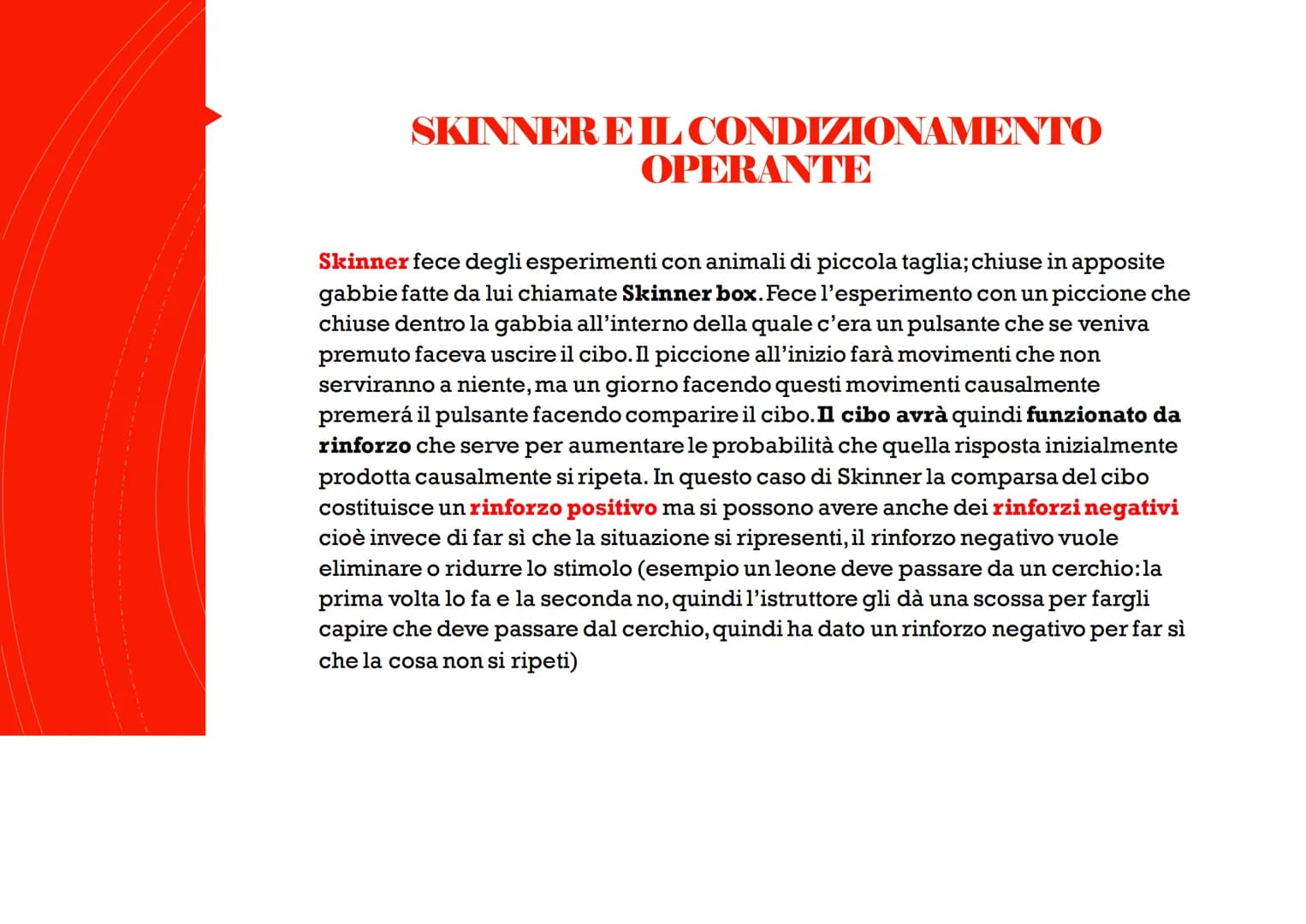 L'apprendimento
Agosti Elisa APPRENDIMENTO
L'apprendimento è l'acquisizione di nuovi comportamenti o
modificazione di comportamenti preceden