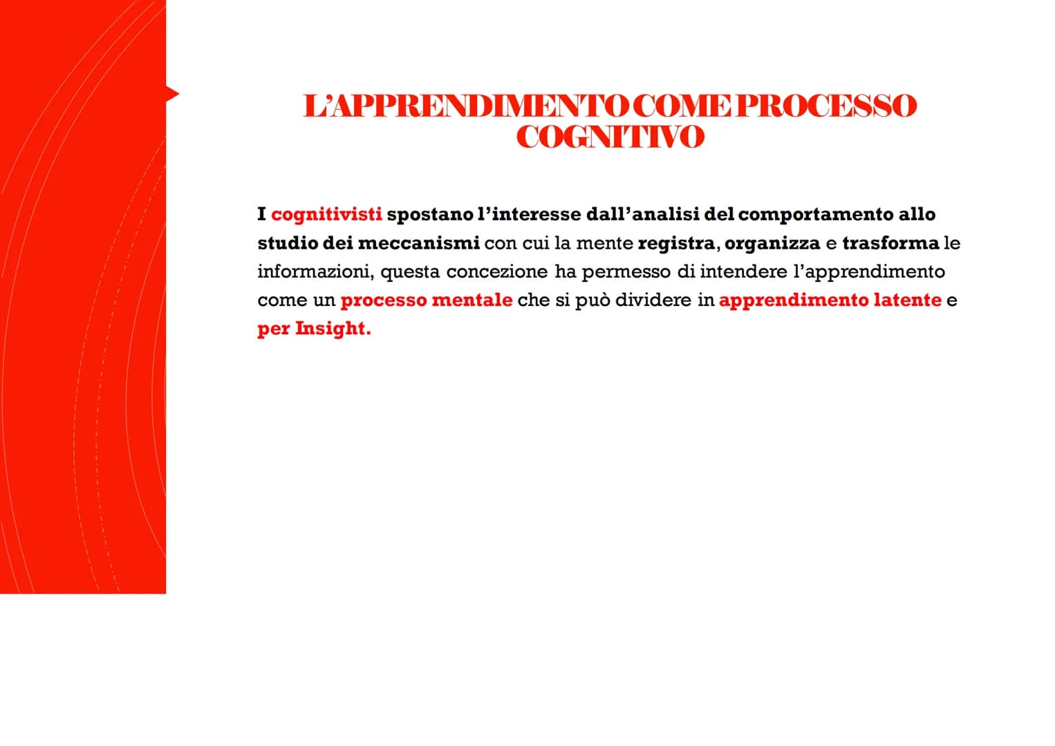 L'apprendimento
Agosti Elisa APPRENDIMENTO
L'apprendimento è l'acquisizione di nuovi comportamenti o
modificazione di comportamenti preceden