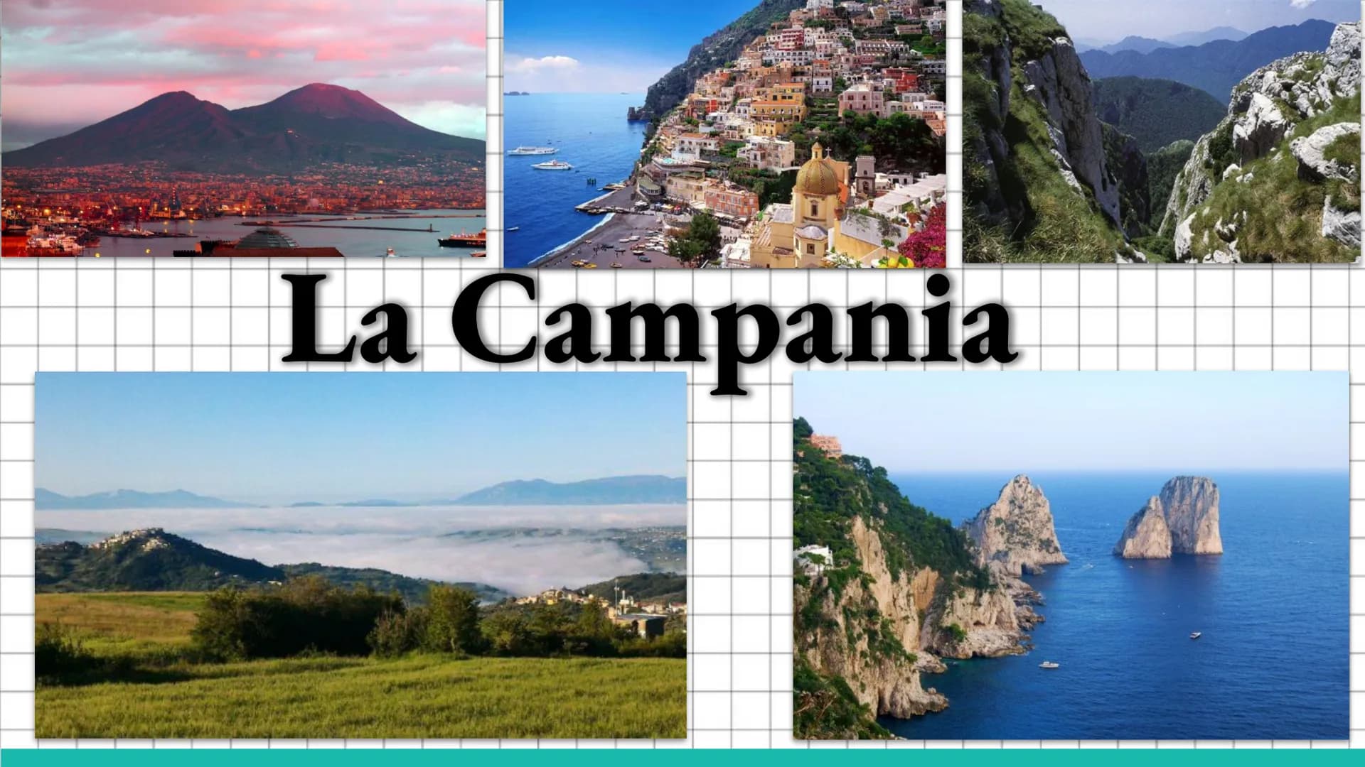 LANSITY
SA.
BRAUL
La Campania Dove si trova e
con chi confina la
Campania?
La Campania confina con a Nord-Ovest con
il Lazio, a Nord con il 