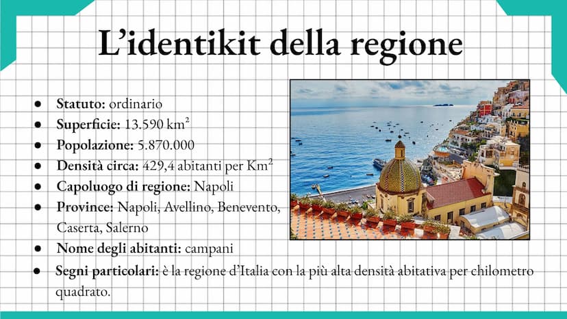 LANSITY
SA.
BRAUL
La Campania Dove si trova e
con chi confina la
Campania?
La Campania confina con a Nord-Ovest con
il Lazio, a Nord con il 
