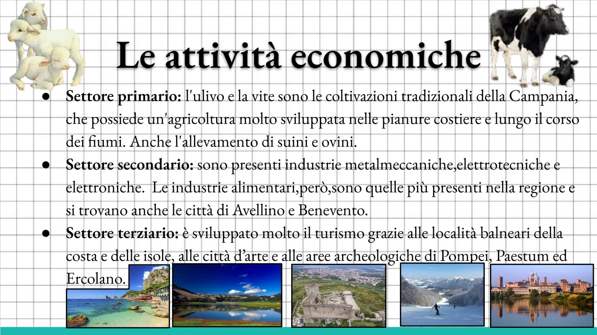 LANSITY
SA.
BRAUL
La Campania Dove si trova e
con chi confina la
Campania?
La Campania confina con a Nord-Ovest con
il Lazio, a Nord con il 