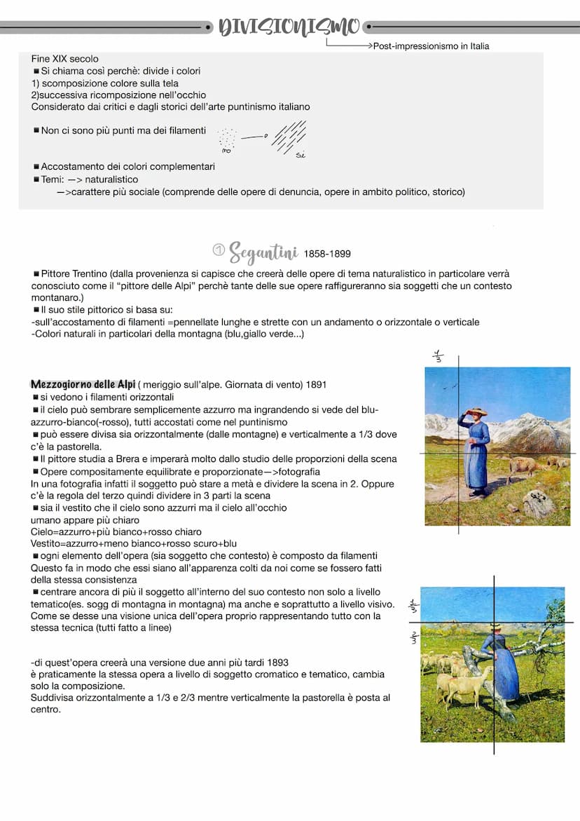 • POST-IMPRESSIONISMO
1880-1905
Nasce come reazione contro la corrente dell'impressionismo
Artisti principali: seurat
■ Cézanne
■Gauguin
■ V