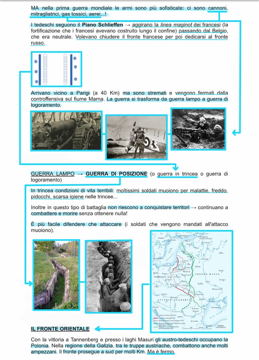 LA PRIMA GUERRA MONDIALE
(1914-18)
La 1° guerra mondiale viene chiamata anche GRANDE GUERRA perché è la prima
guerra così grande, impiegando