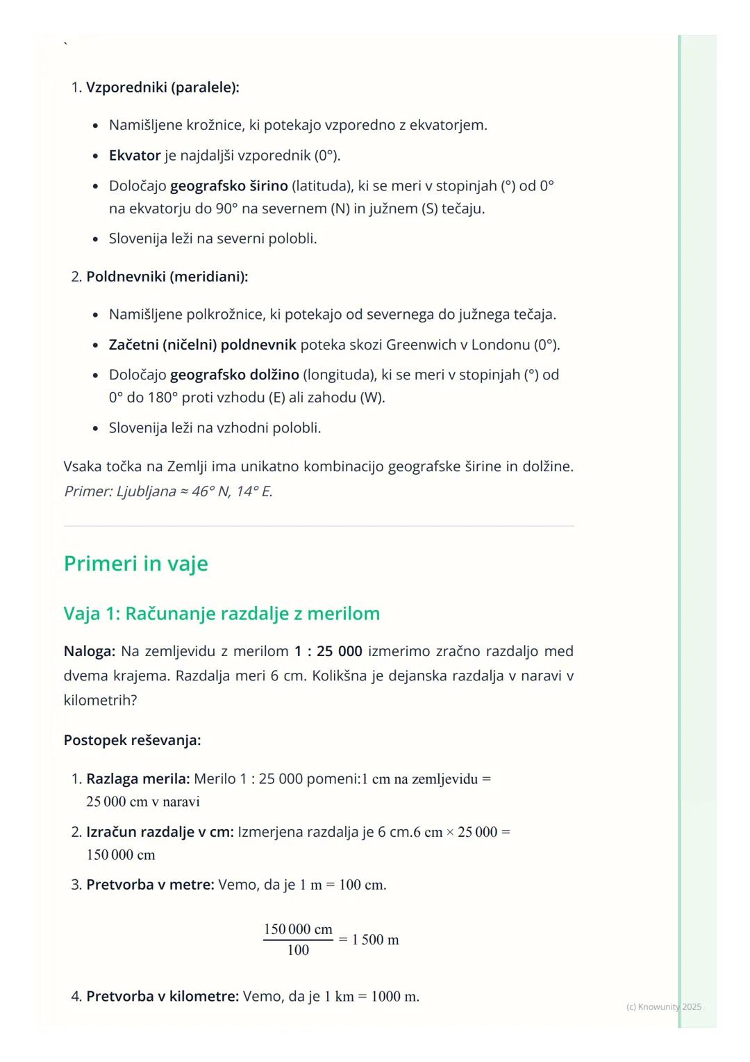 # Zemljevid in kartografija

Uvod v zemljevid in kartografijo

Zemljevid je pomanjšana in posplošena predstavitev Zemljinega površja ali
nje
