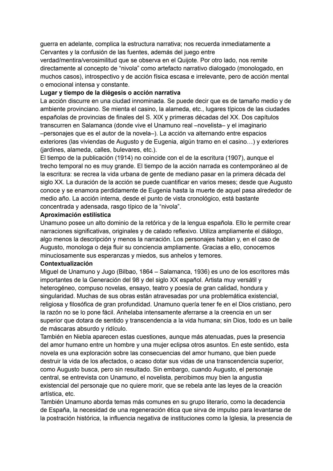 NIEBLA - MIGUEL DE UNAMUNO
Capítulo 1: Augusto se enamora de Eugenia y habla con la portera
Capítulo 2: Le escribe la carta
Capítulo 3: En e