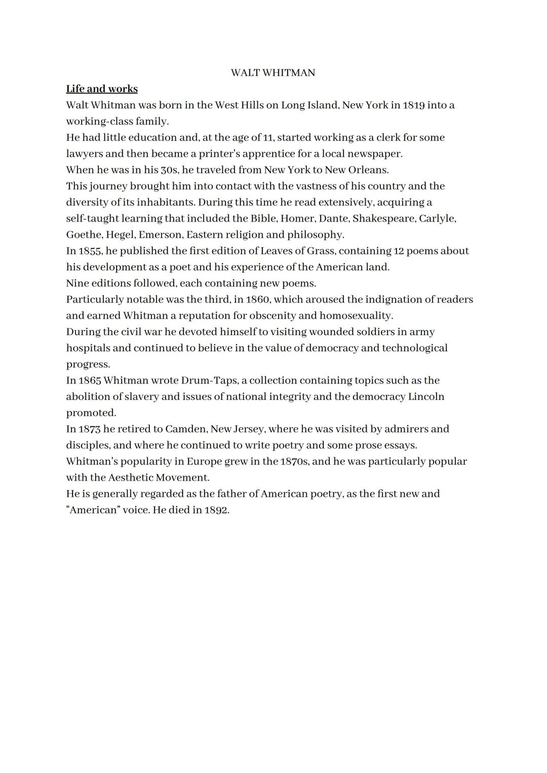 # THE AMERICAN CIVIL WAR

The difference between the North and the South

The first half of the nineteenth century in America was characteri