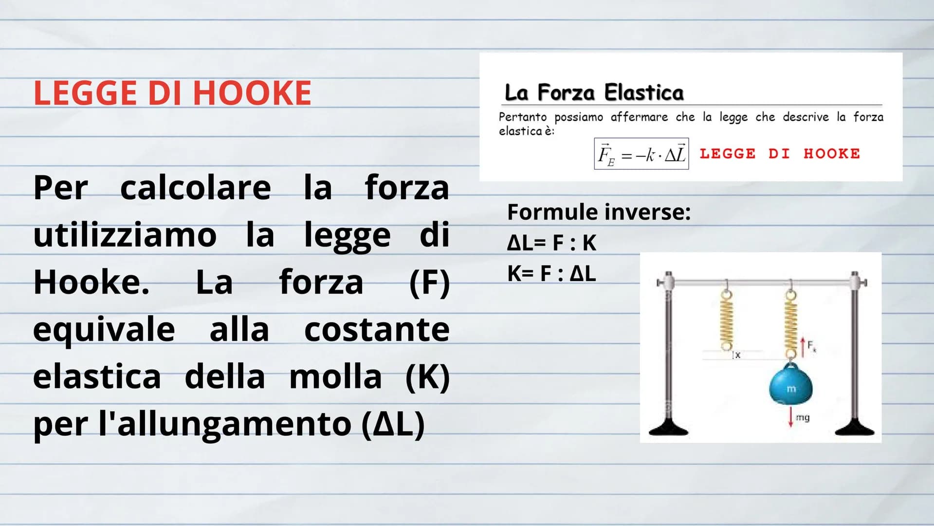 LA FORZA

Per dare una definizione della
forza non possiamo dire cosa è,
ma possiamo dire che cosa la
forza fa.

Una forza può deformare gli