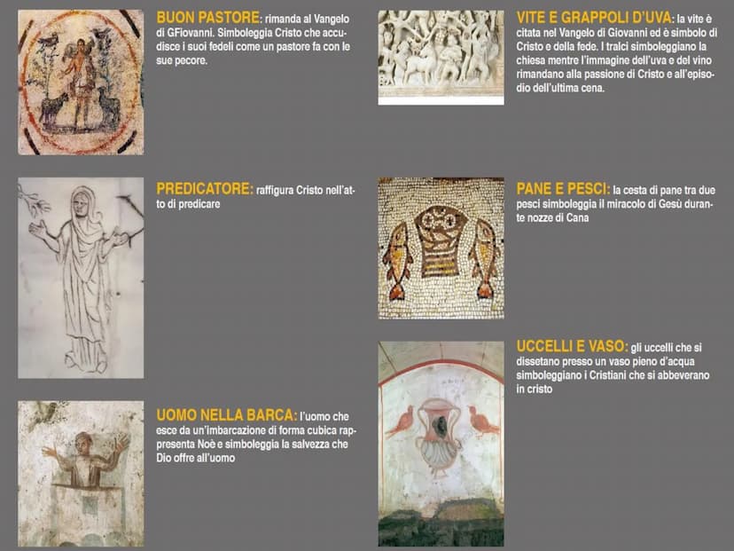 106
W
ARTE PALEOCRISTIANA Arte
Paleocristiana
primi cristiani
Si sviluppa nei
territori
dell'Impero
Romano
dal I sec dC
al VI sec dC L'arte 