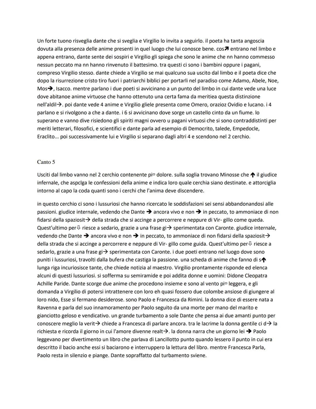 Canto 1
All'etdi 35 anni, dante perde la diritta via(quella del bene) e si ritrova in una buona selva da cui nn
riesce ad uscire e dopo una 