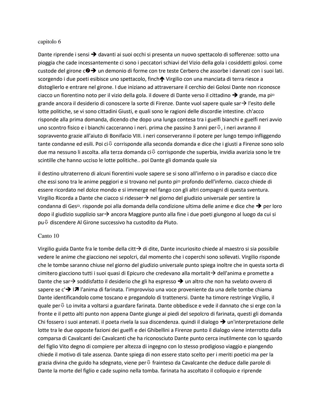 Canto 1
All'etdi 35 anni, dante perde la diritta via(quella del bene) e si ritrova in una buona selva da cui nn
riesce ad uscire e dopo una 