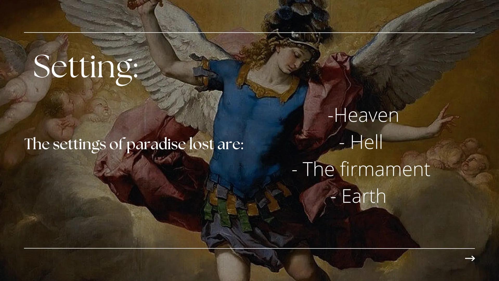 Presented by: Esraa abdessalem
the role of satan in
Paradise lost John Milton
John Milton is the most important poet of the
puritan age. He 