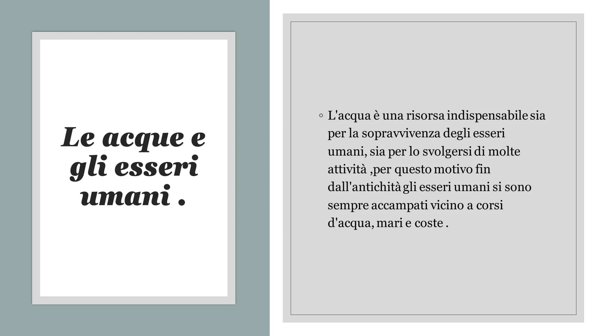 Inquiamento
del mare
Inquinamento, le
acque e gli esseri
umani L'inquinamento del
mare avviene a
causa delle attività
umane che portano
in a