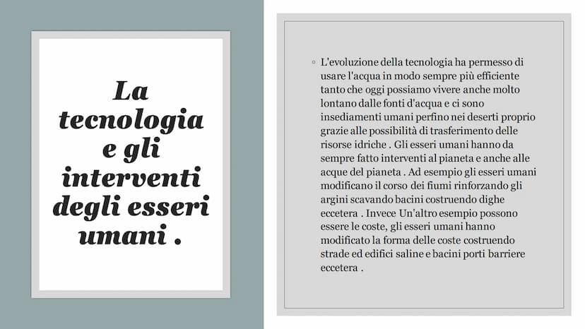 Inquiamento
del mare
Inquinamento, le
acque e gli esseri
umani L'inquinamento del
mare avviene a
causa delle attività
umane che portano
in a