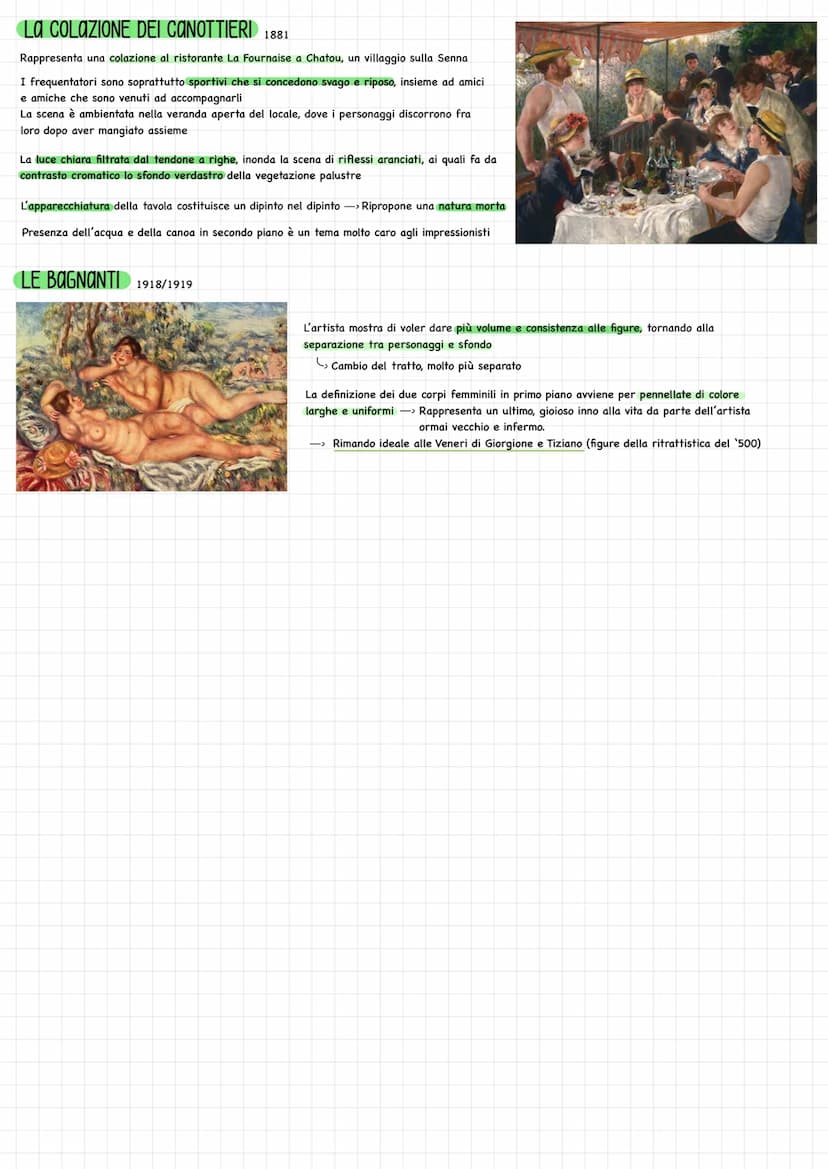 Pierre-Auguste Renoir
Per lui la pittura è gioia di vivere, capacità di stupirsi ogni giorno di fronte alle piccole-grandi meraviglie del cr
