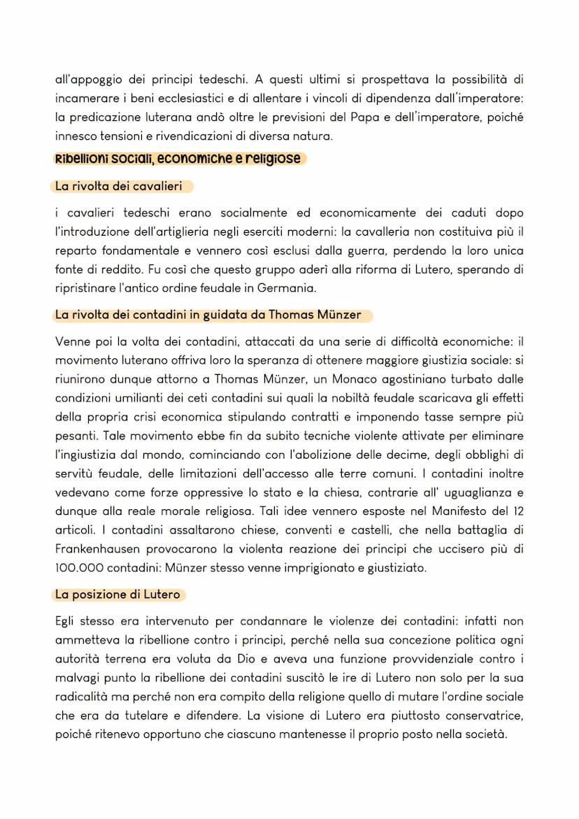 
<h2 id="fattoripoliticieconomiciereligiosiallabasedellariforma">Fattori politici, economici e religiosi alla base della Riforma</h2>
<p>La 