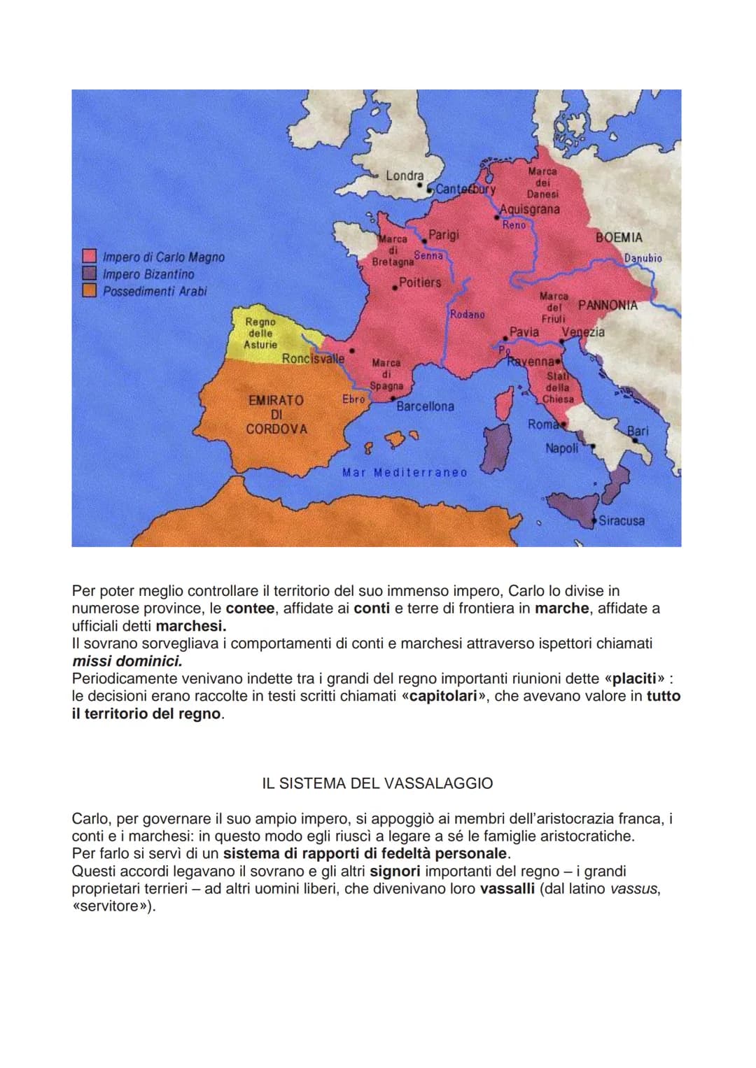Breve ripetizione: Carlo Magno e il Sacro Romano Impero
NB. A seguire la ripetizione viene proposta una sintesi esplicativa di supporto allo