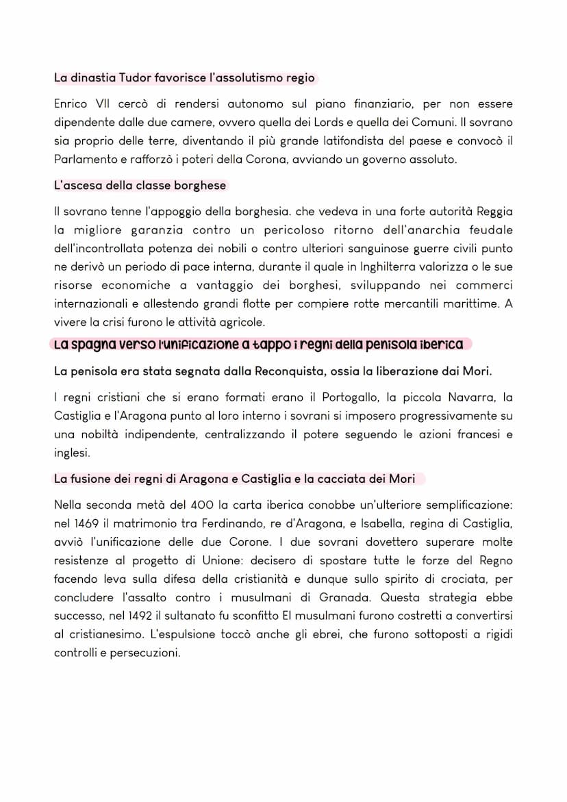 LA GUERRA DEI CENT'ANNI (1337-1453)
I nuovi protagonisti dello scenario politico europeo
I nuovi stati nascenti monarchici erano governati d