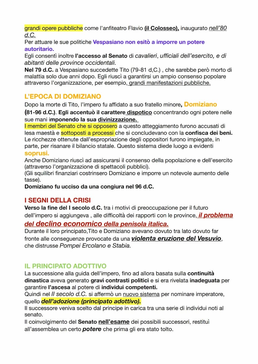 IL PRINCIPATO DI OTTAVIANO AUGUSTO
Dopo aver sconfitto Antonio nella battaglia di Azio, Ottaviano raggiunse una
posizione di potere straordi