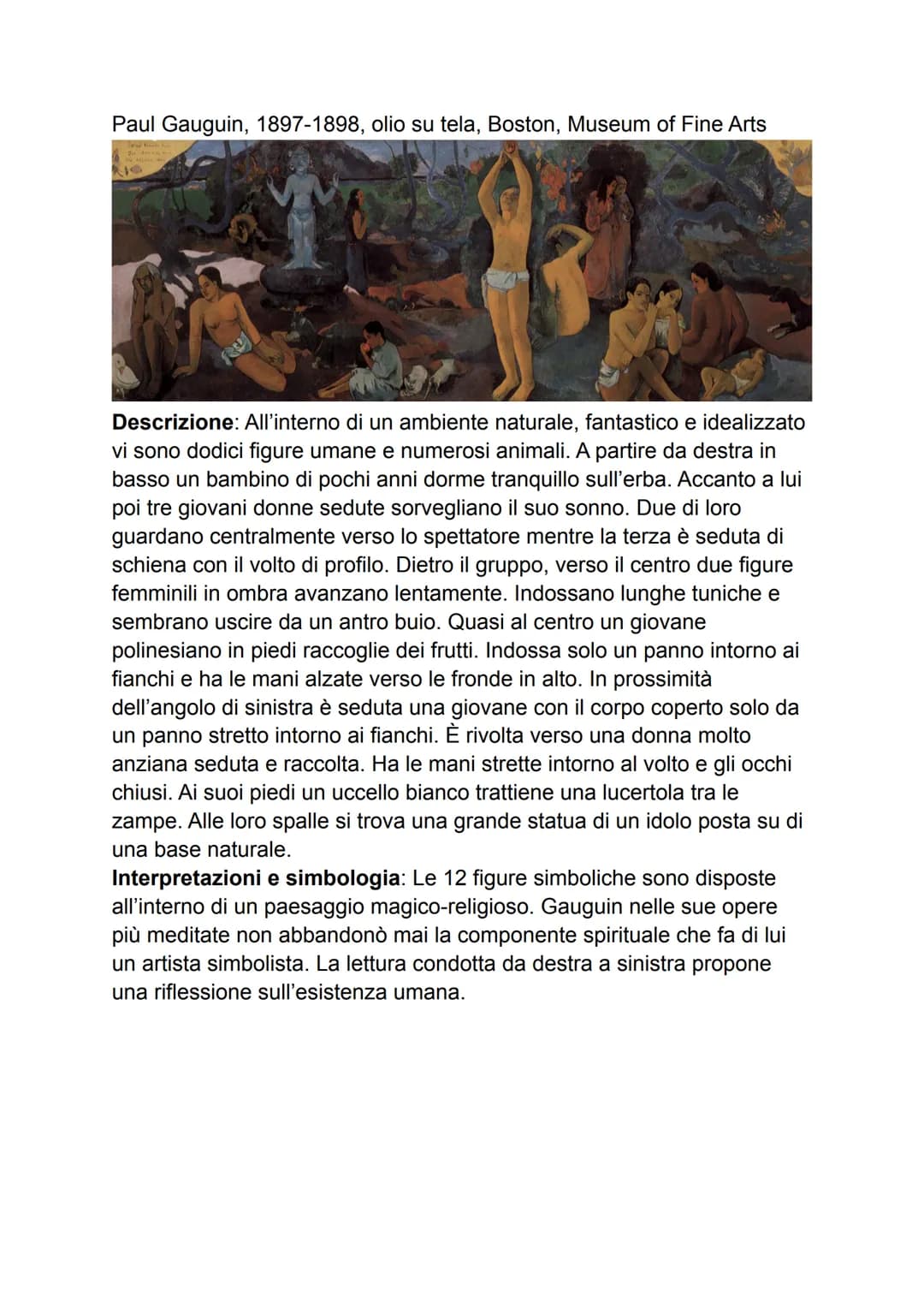 ARTE POST IMPRESSIONISMO
Origine
Il post-impressionismo si sviluppa a partire dal 1880. In particolare tra il 1884
e il 1886 Georges Seurat 