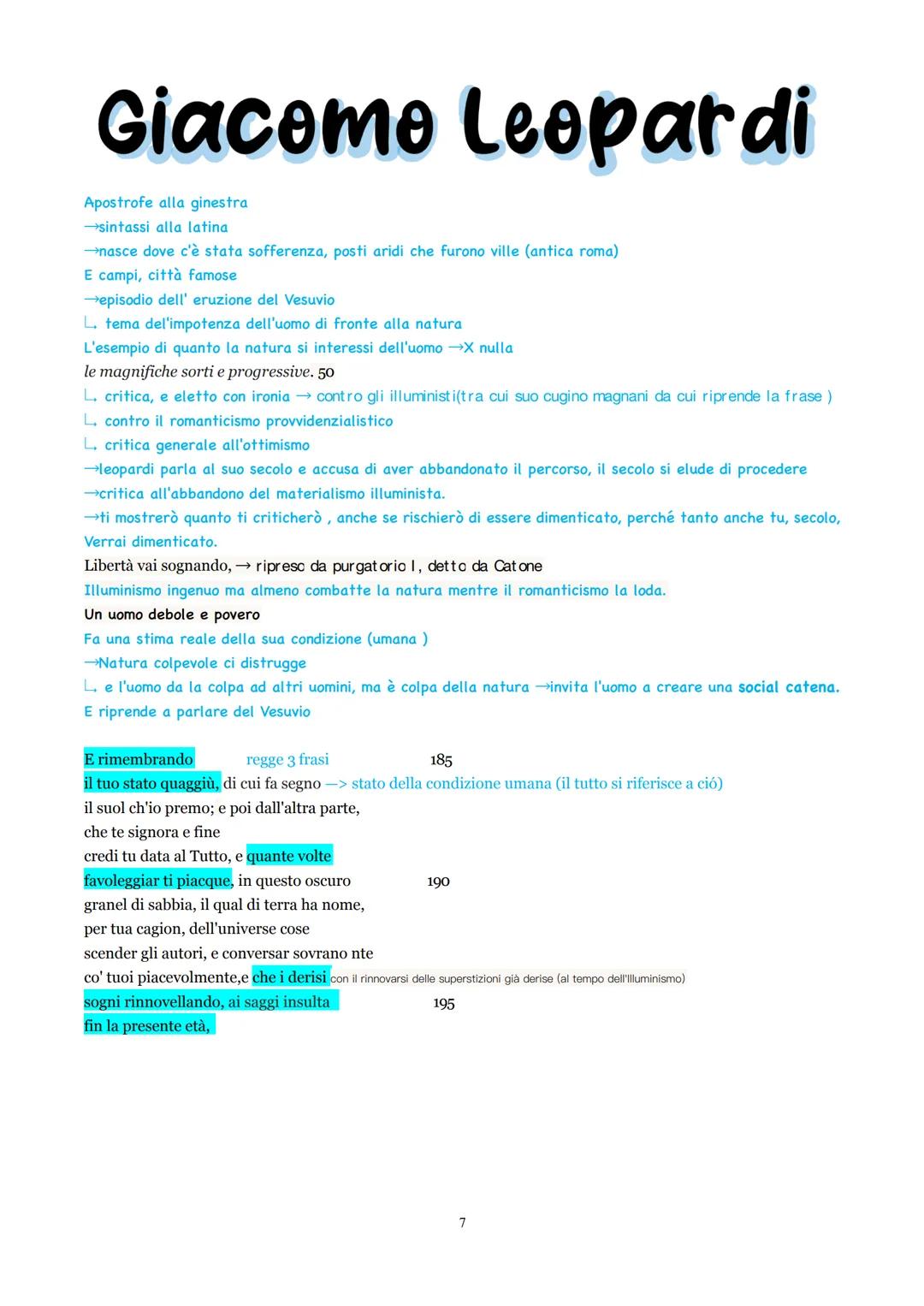 # Giacomo Leopardi

1798: Nato a Recanati

Dalla compagna marchigiana, da famiglia nobile decaduta
L. frustrazione nell'ambiente famigliare 