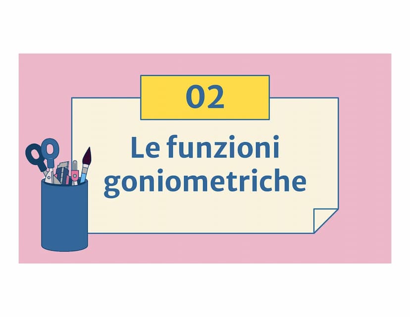 Matematica
e=mc²
4th grade
OD Table of contents
LOGARITMI 01
FUNZIONI
GONIOMETRICHE
EQUAZIONI E
DISEQUAZIONI
GONIOMETRICHE
02
03
Proprietà, 