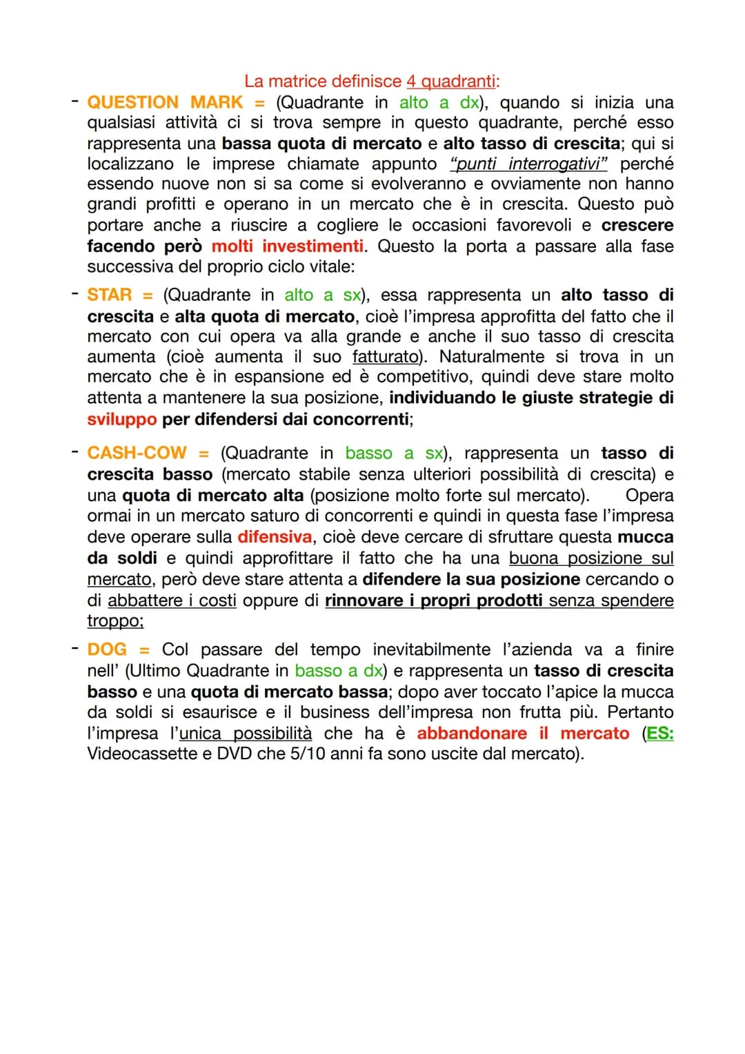 PROCESSO DECISIONALE DELL'IMPRESA
Il processo decisionale (in termini anglosassoni "dicision making") è
un'attività di conoscenza finalizzat