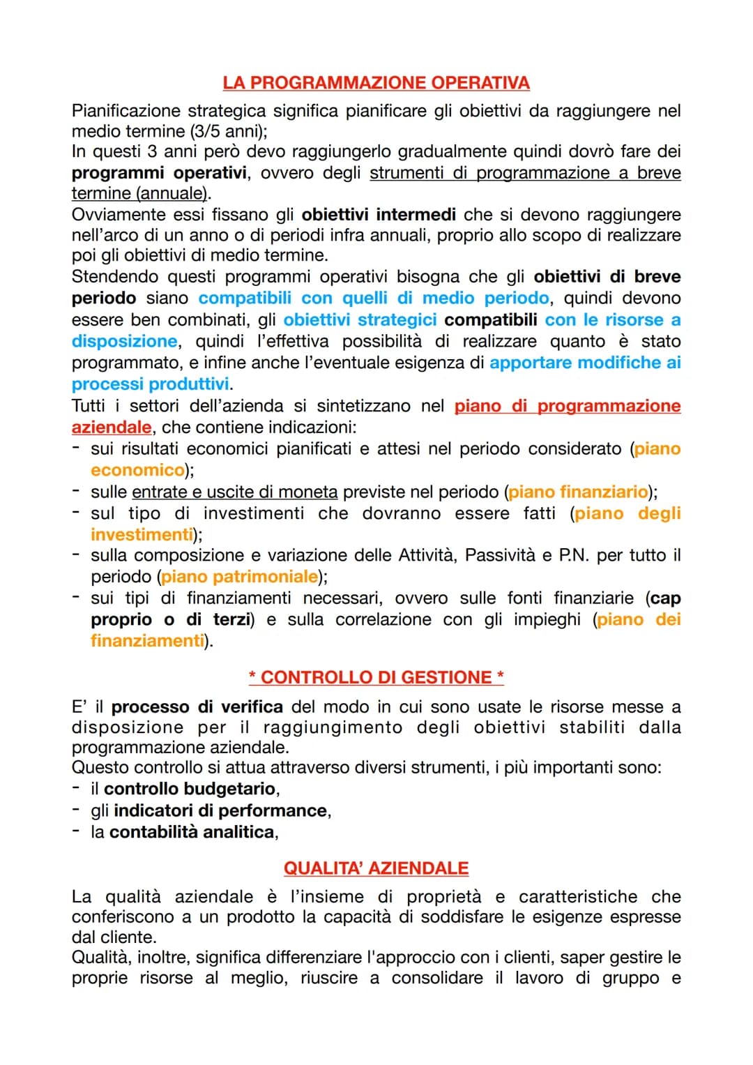 PROCESSO DECISIONALE DELL'IMPRESA
Il processo decisionale (in termini anglosassoni "dicision making") è
un'attività di conoscenza finalizzat